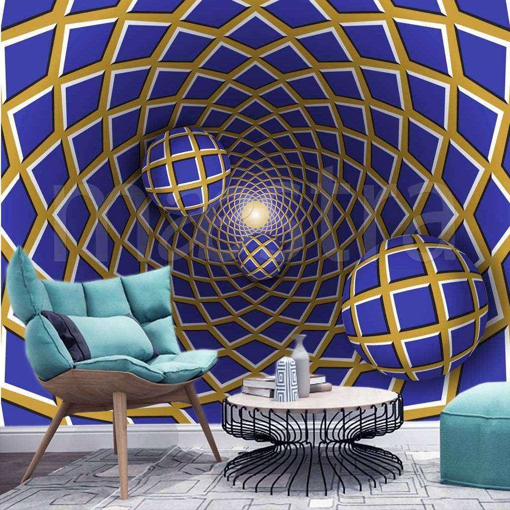 Фотообои Падающие шары  9-149