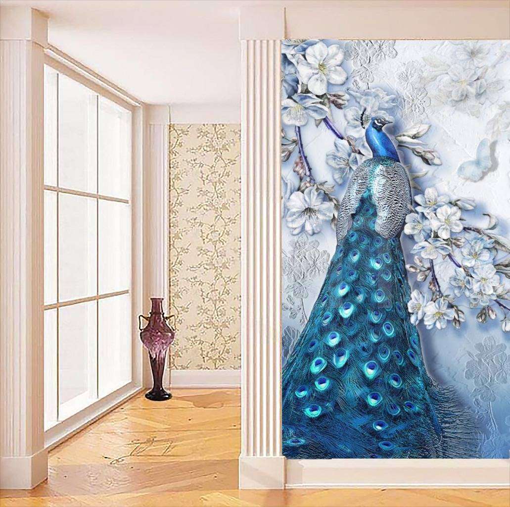 Фотообои Синий павлин  7-512