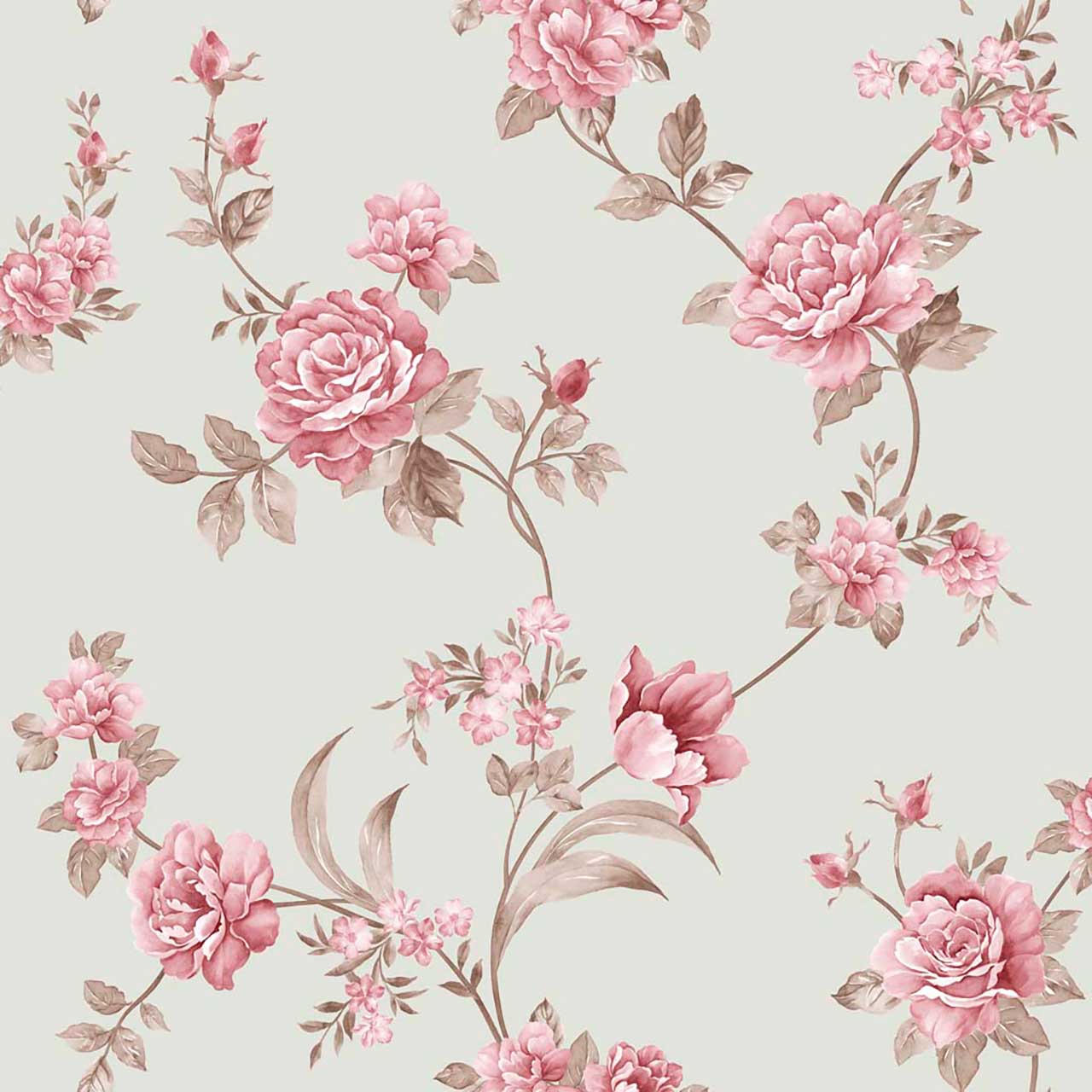 Фотообои в интерьере розовые цветы в спальню  9-093 фото