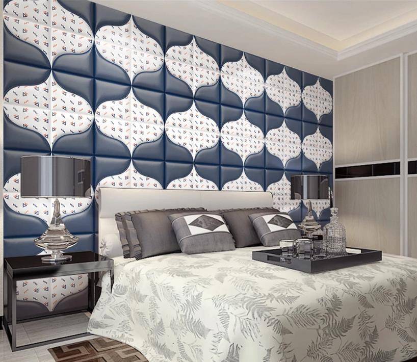 Фотообои 3д фон серо-белый  15-374