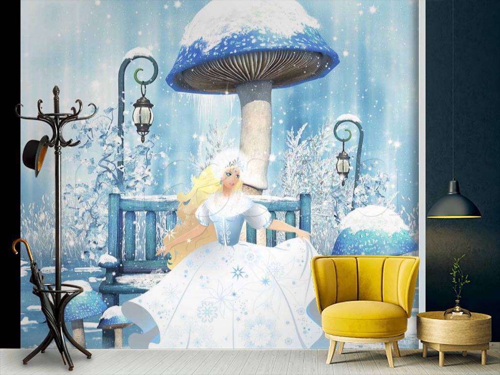 Фотообои 3д принцесса  9-033