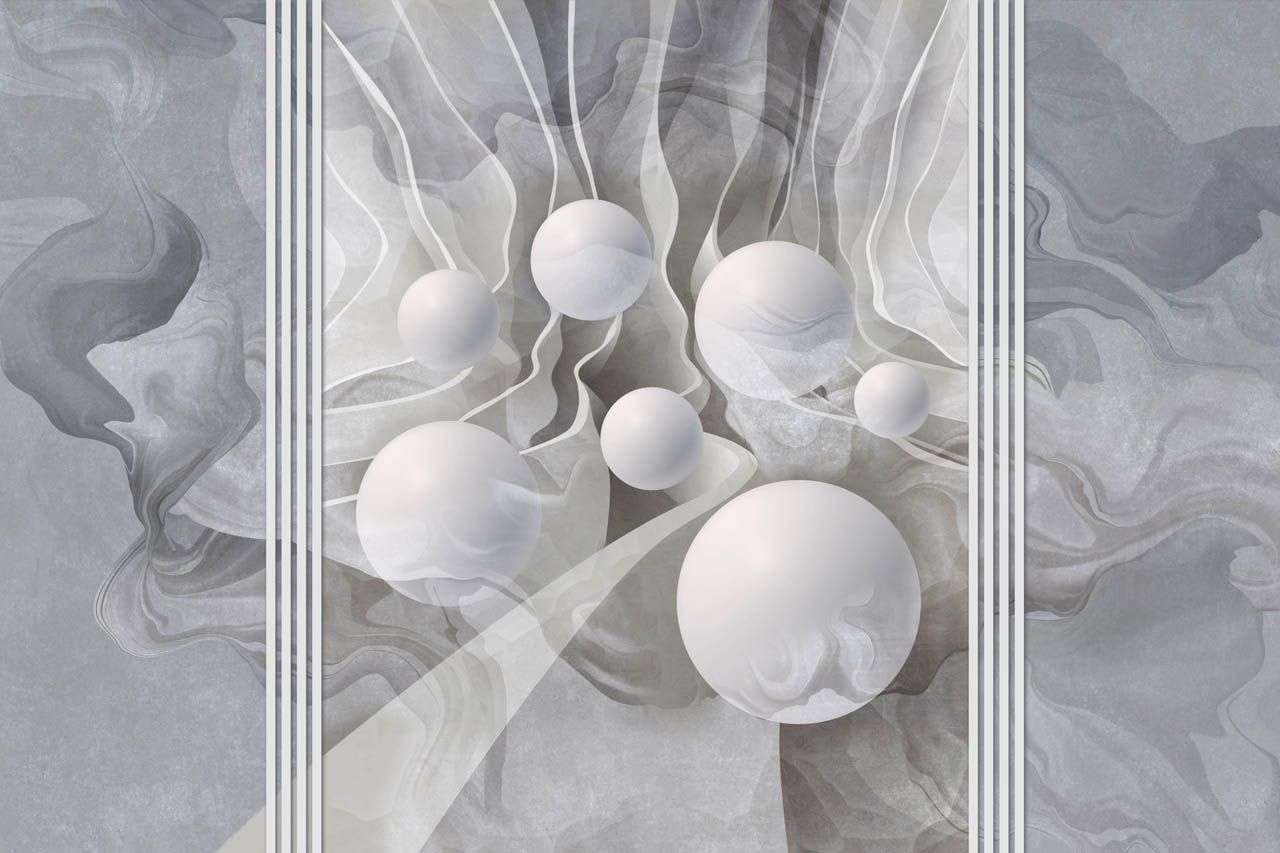 Фотообои в интерьере 3д абстракция  13-702 фото