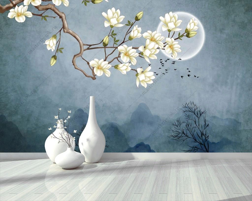 Фотообои 3д Сакура  10-910