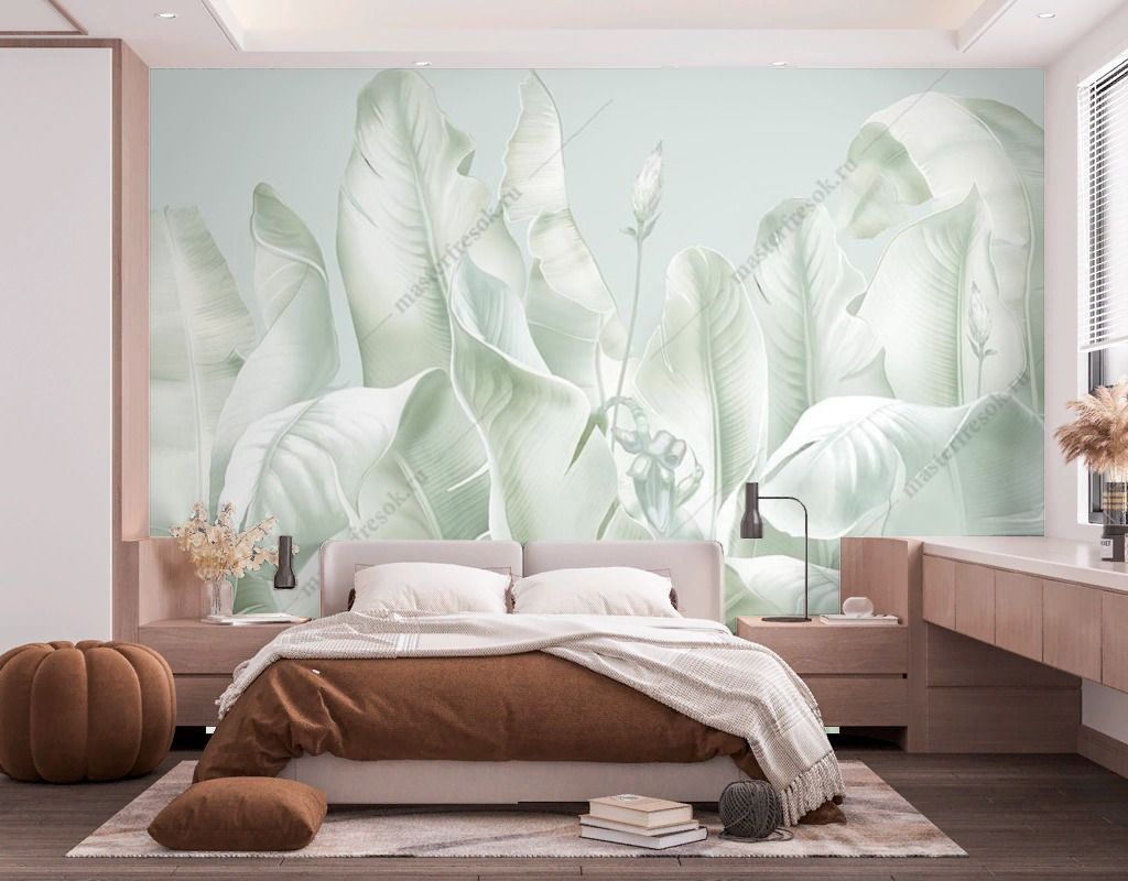 Фотообои Листья банановой пальмы  13-562