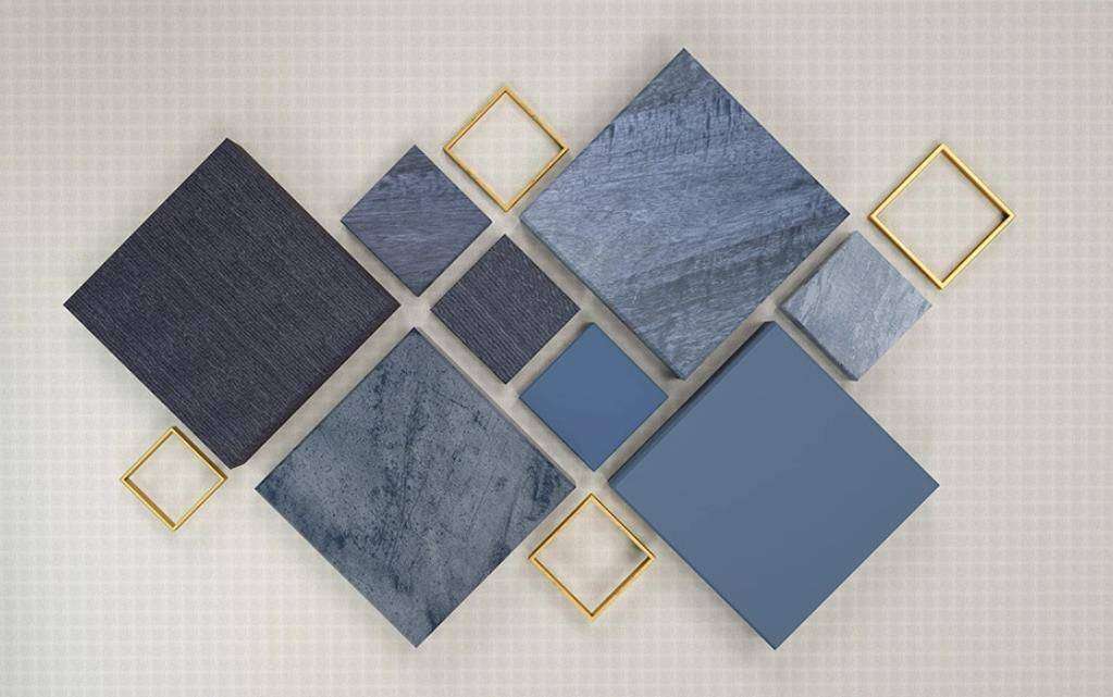 Фотообои в интерьере 3д каменные панели  15-479 фото