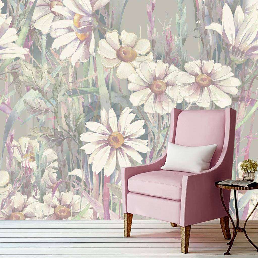 Фотообои Ромашки на стену  9-096