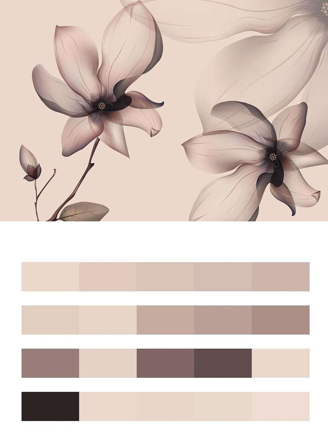 Цветы магнолии  14-126