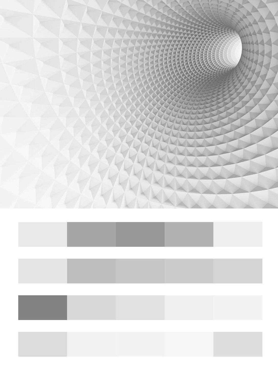 3д белое пространство  10-796