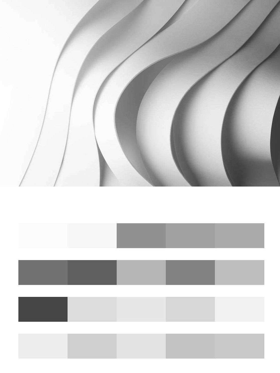 3д белые волны с тенью  10-778