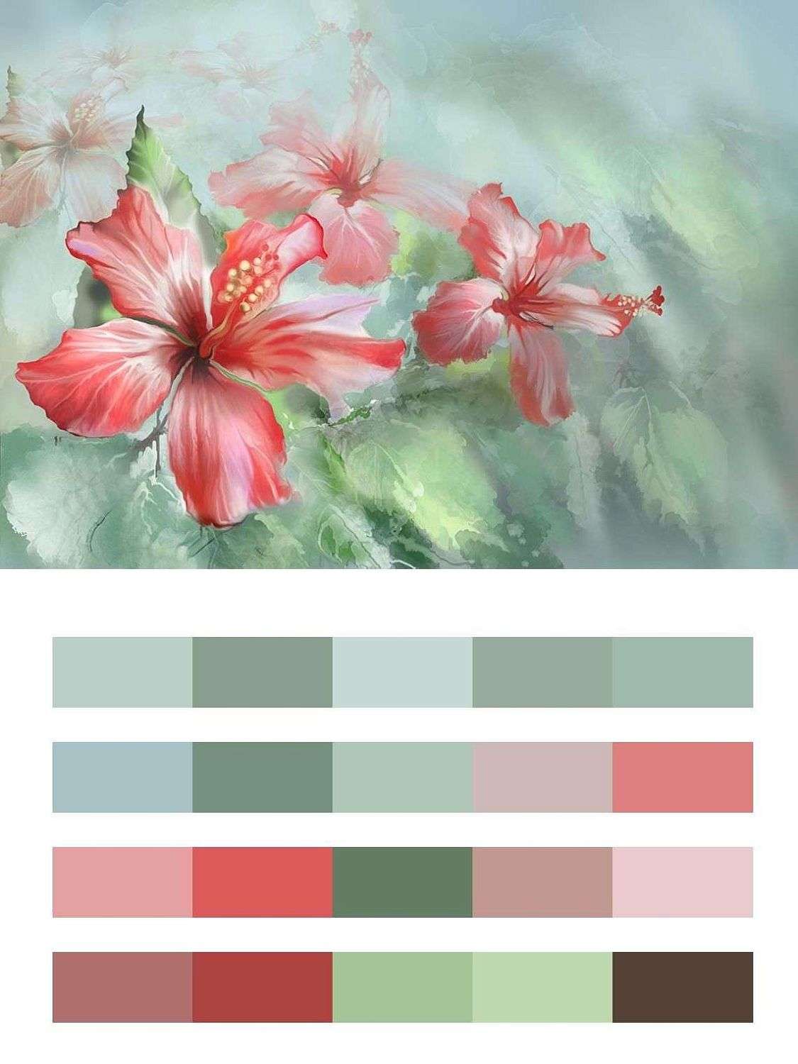 Гибискус розовый  13-280