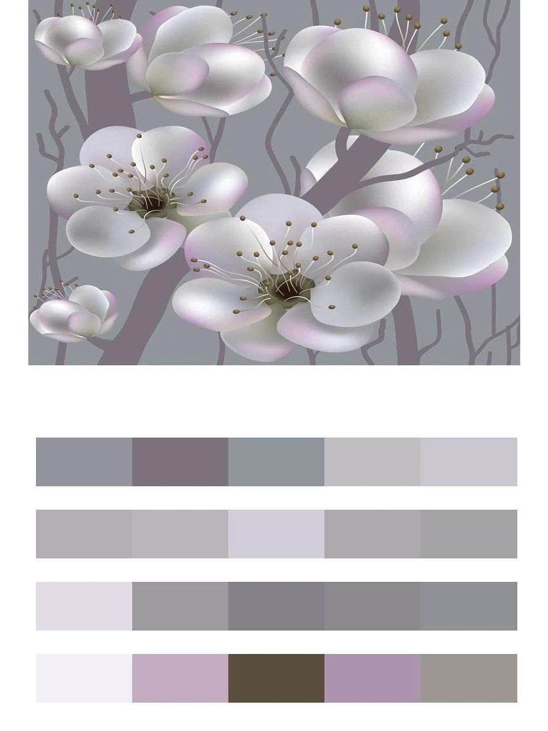 3д цветущая вишня  10-805