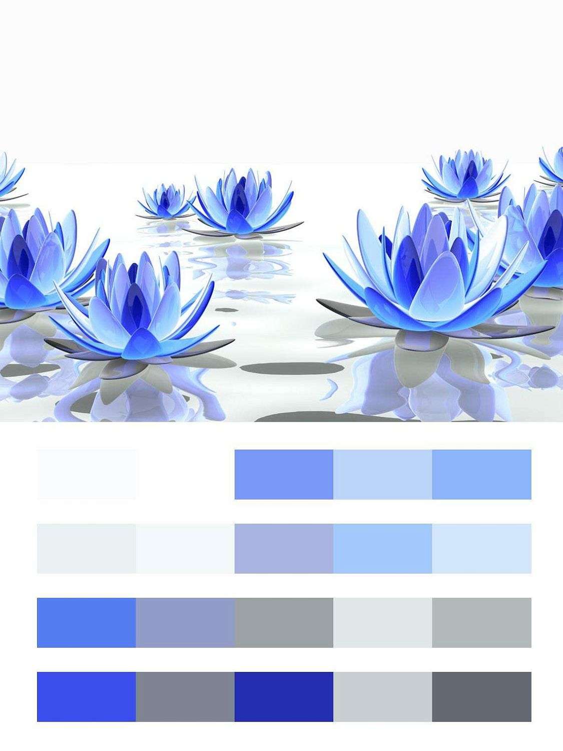 Голубые лилии  9-003