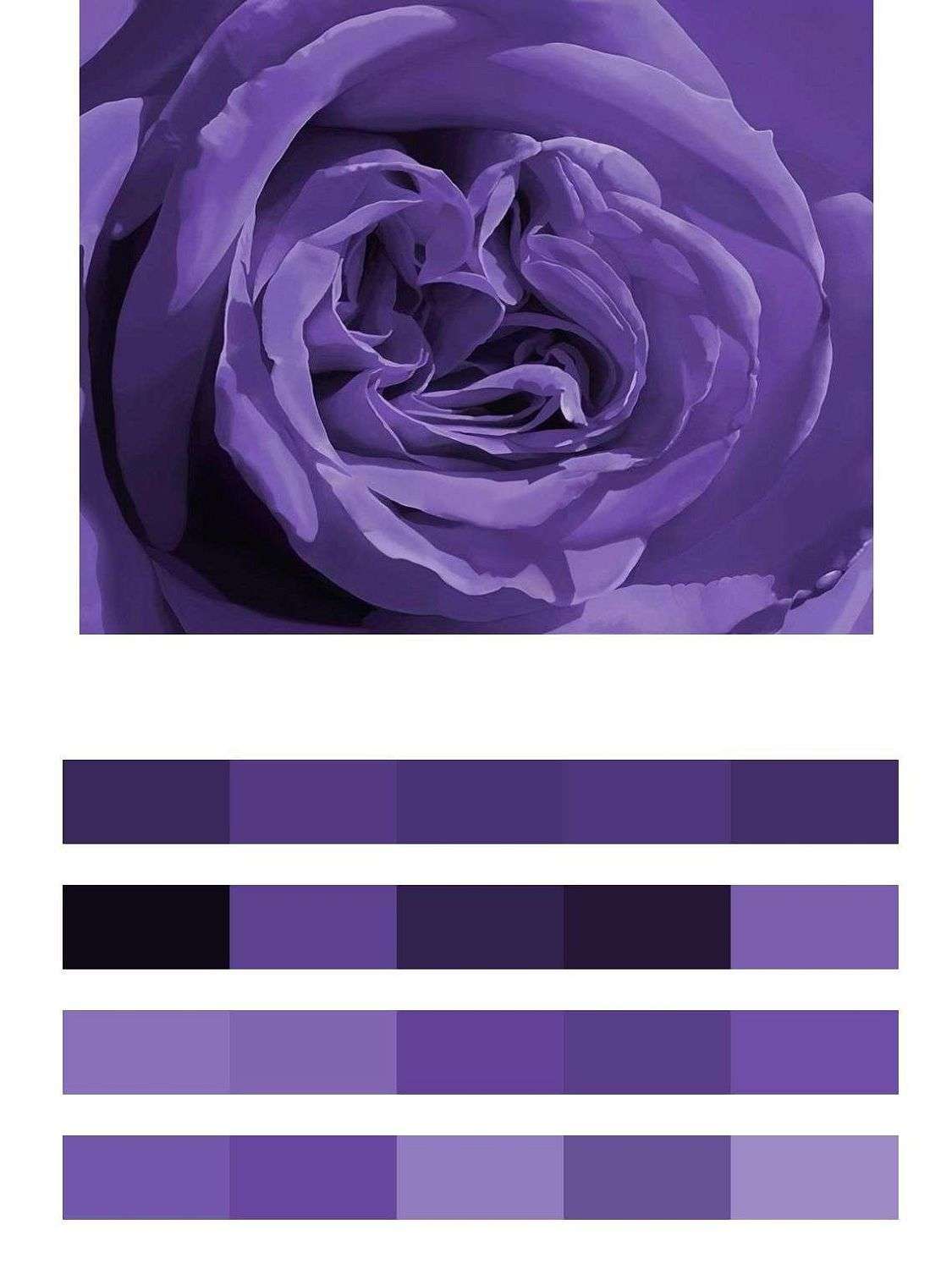 Сиреневая роза  9-1431