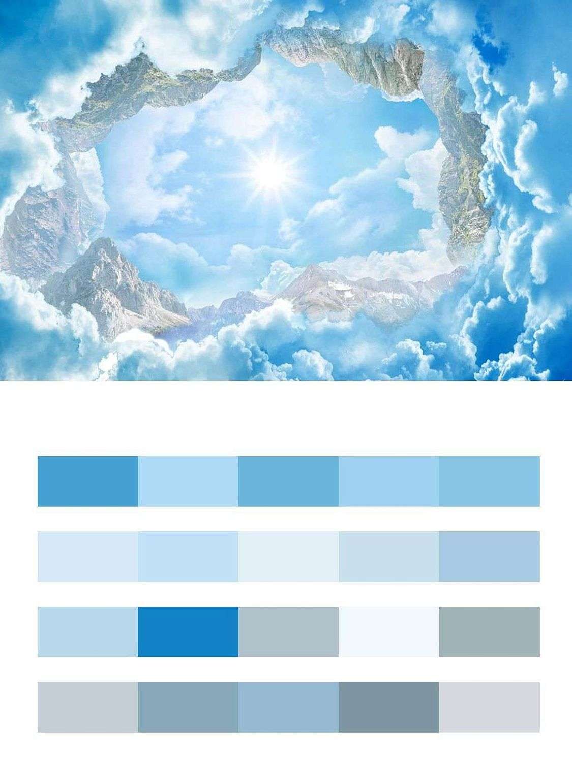 Небо с облаками  10-934