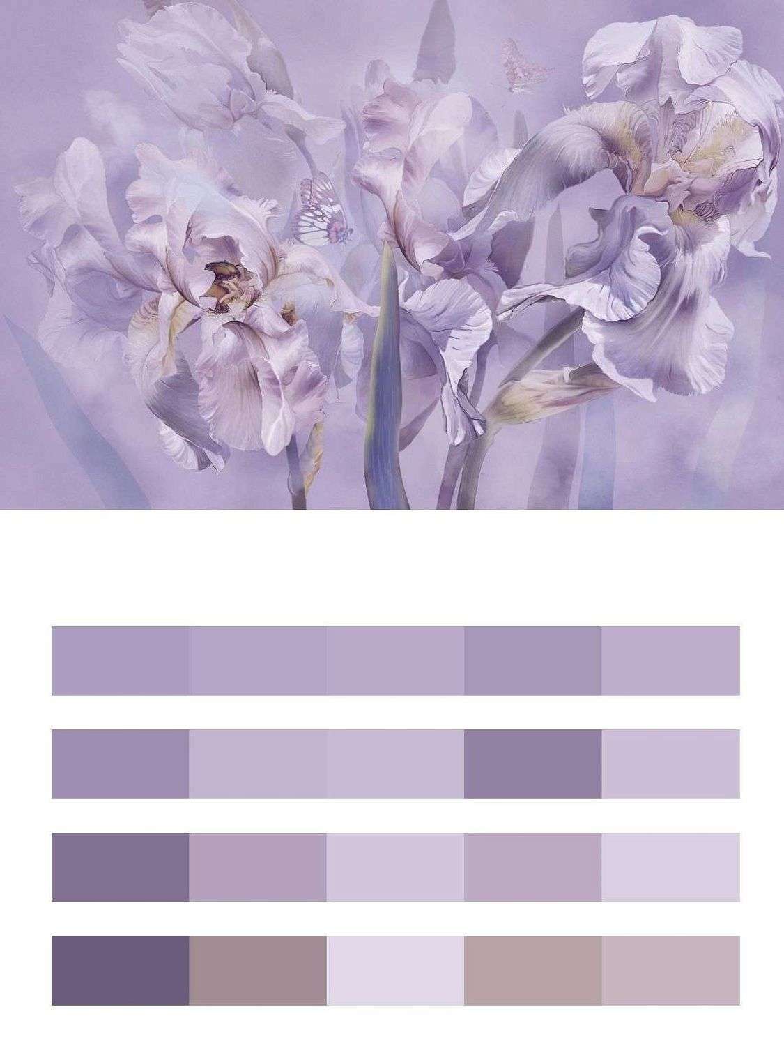 Сиреневые ирисы  13-180
