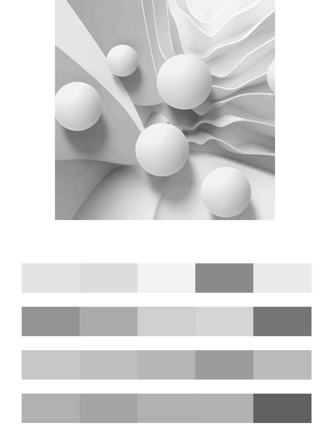 3д белоснежные шары  10-785