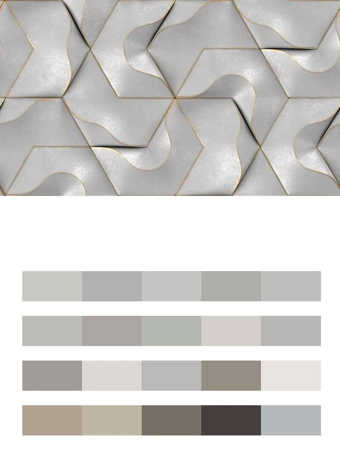 Объемная серая плитка  9-1587