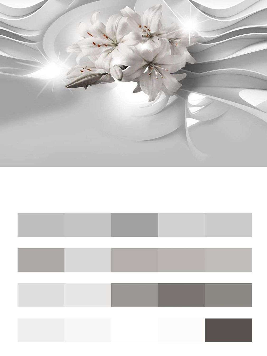 3д лилии  10-933