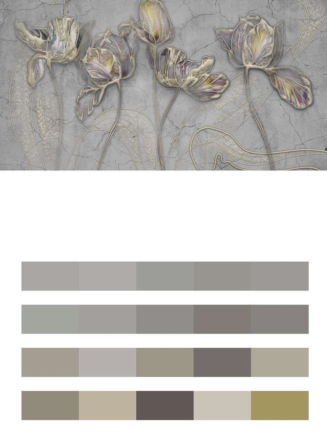 Маки барельеф  13-566