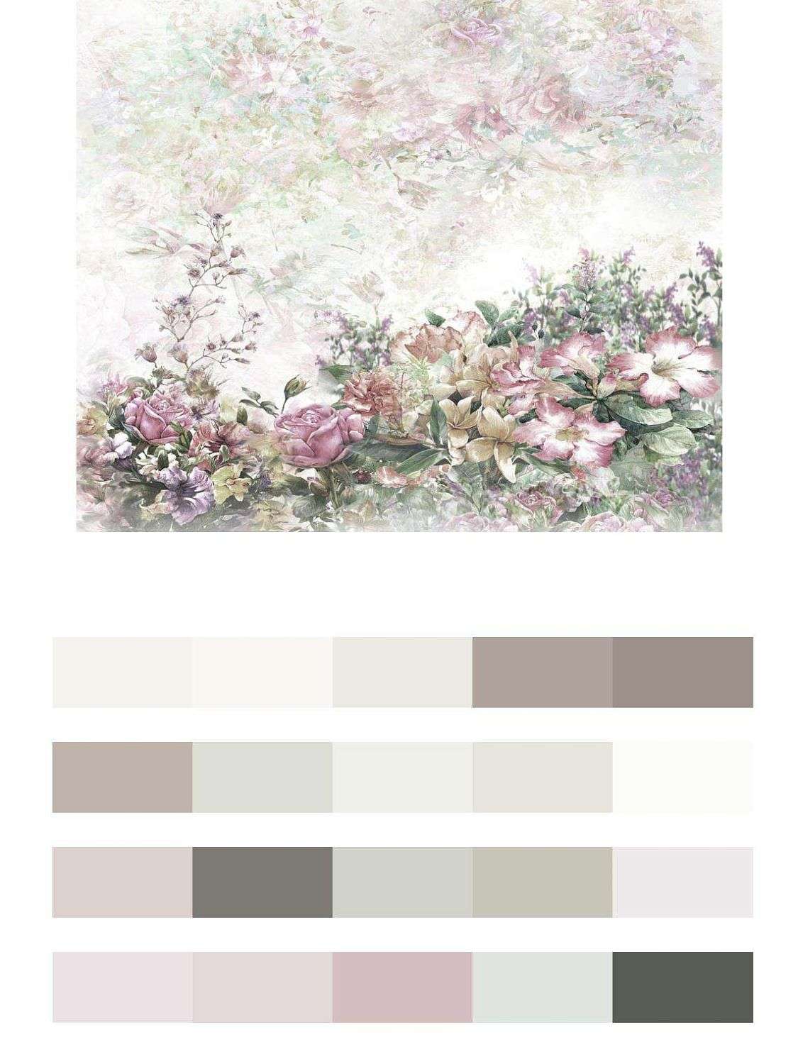 Букет цветов на стену  9-095