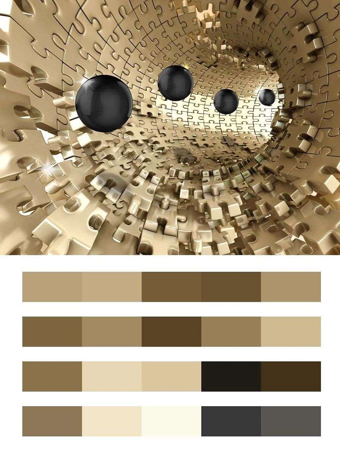 3д черные летающие шары  10-782