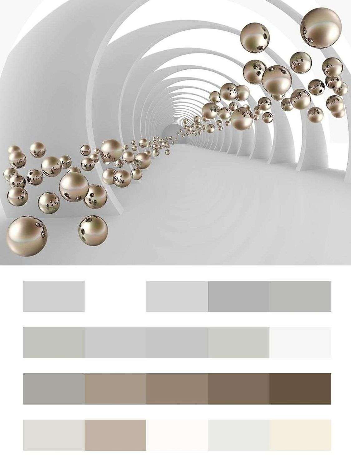 3д Шары золото  10-901