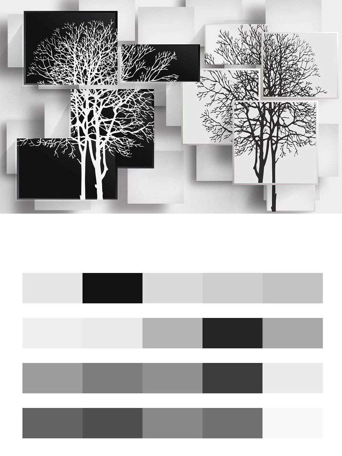 3д деревья  10-605