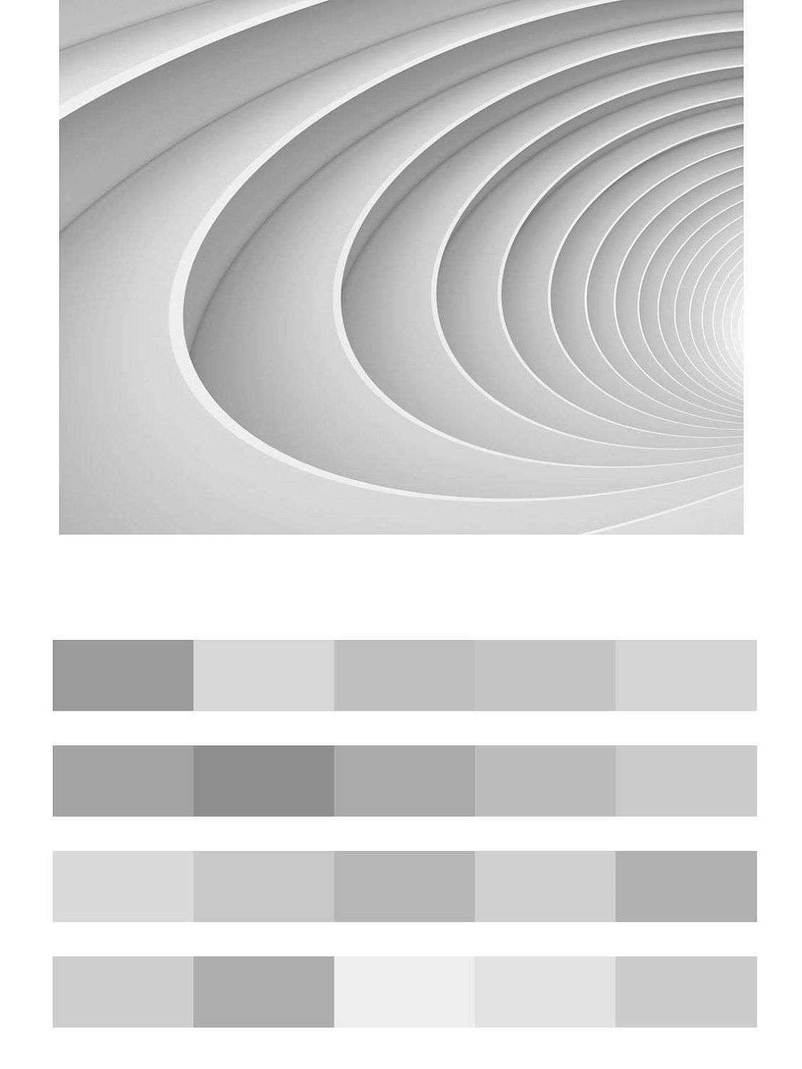 3д волнообразный коридор  10-822