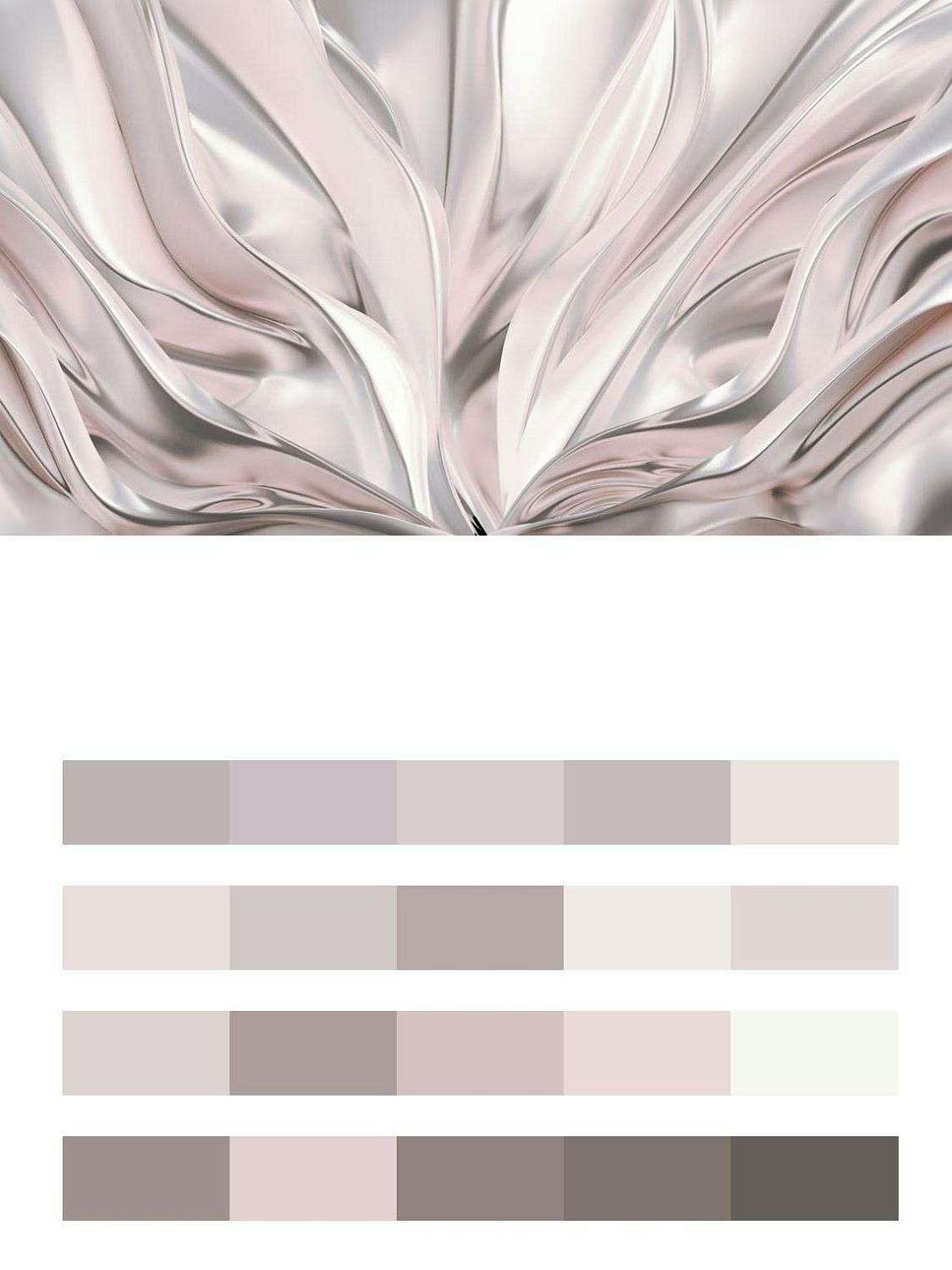 Абстракция в серебряных тонах  9-154