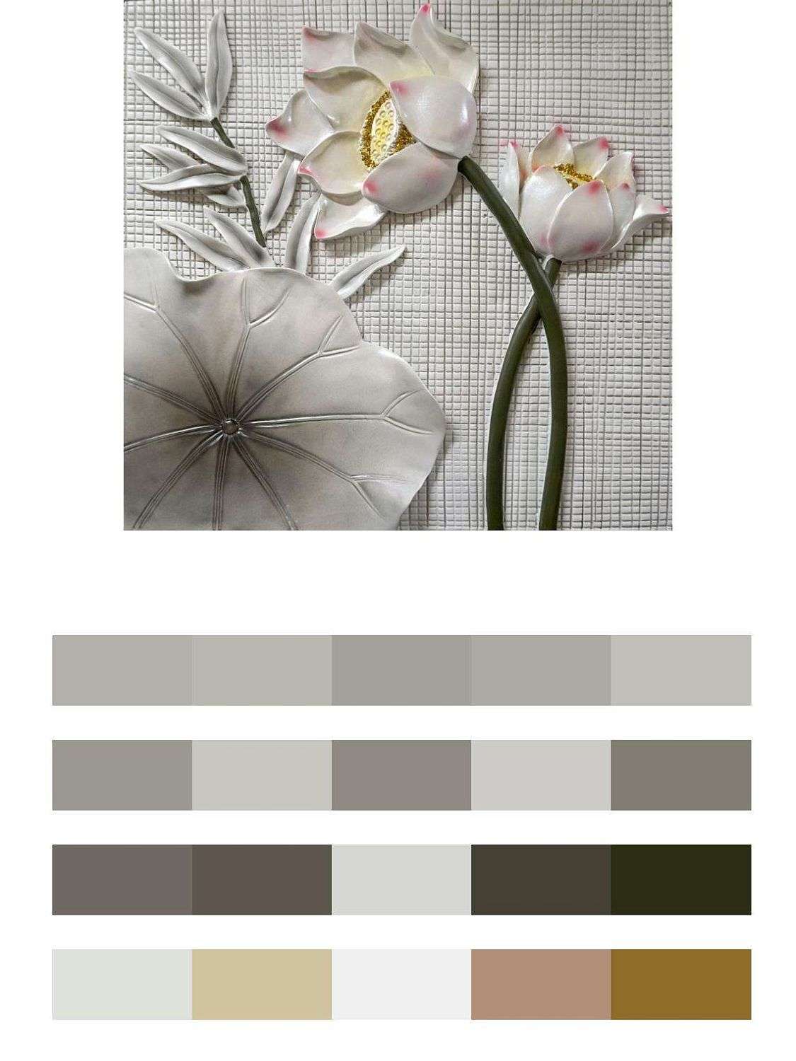 Объемные цветы  9-156