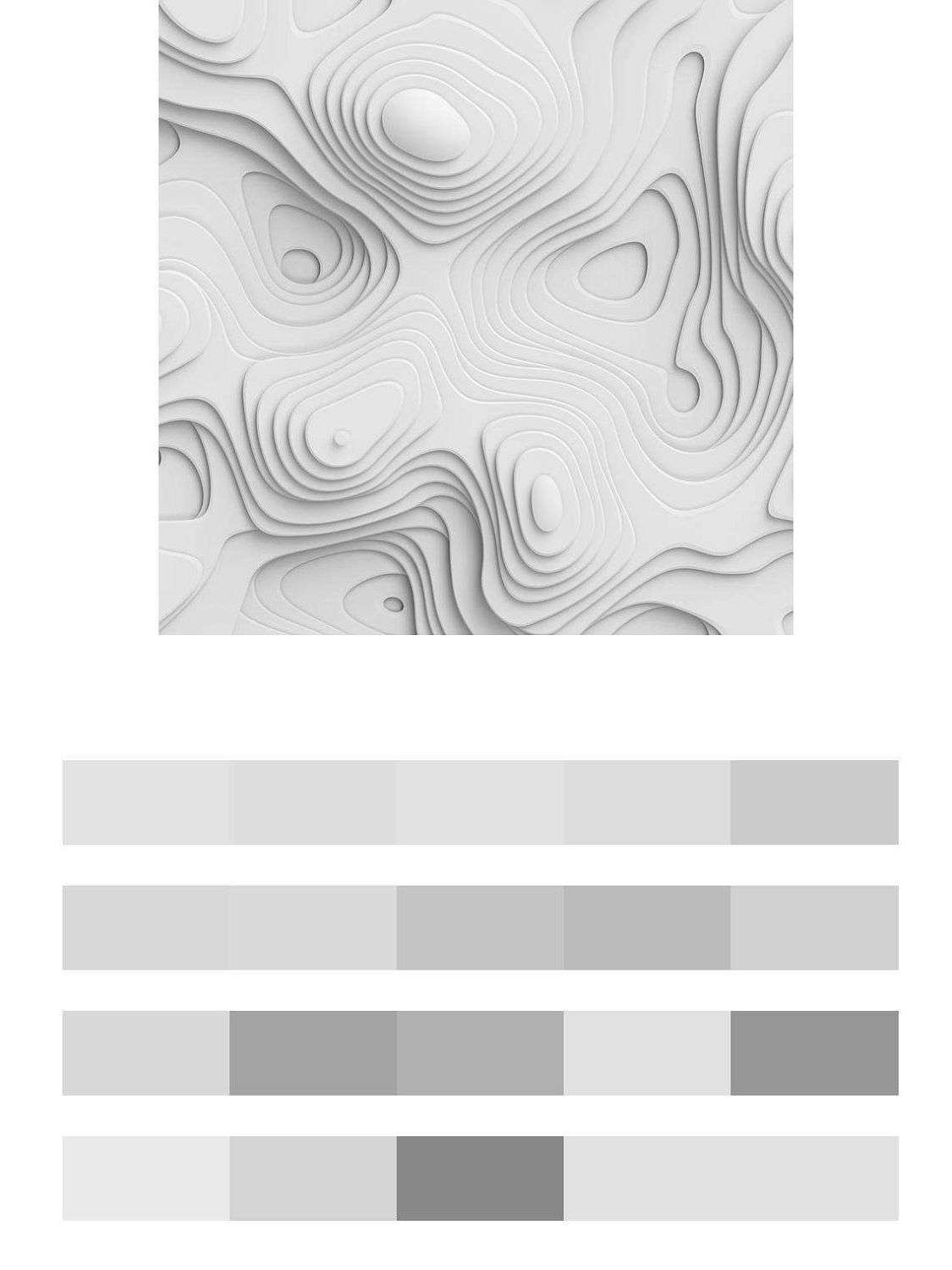 Абстракция в белых тонах  9-152