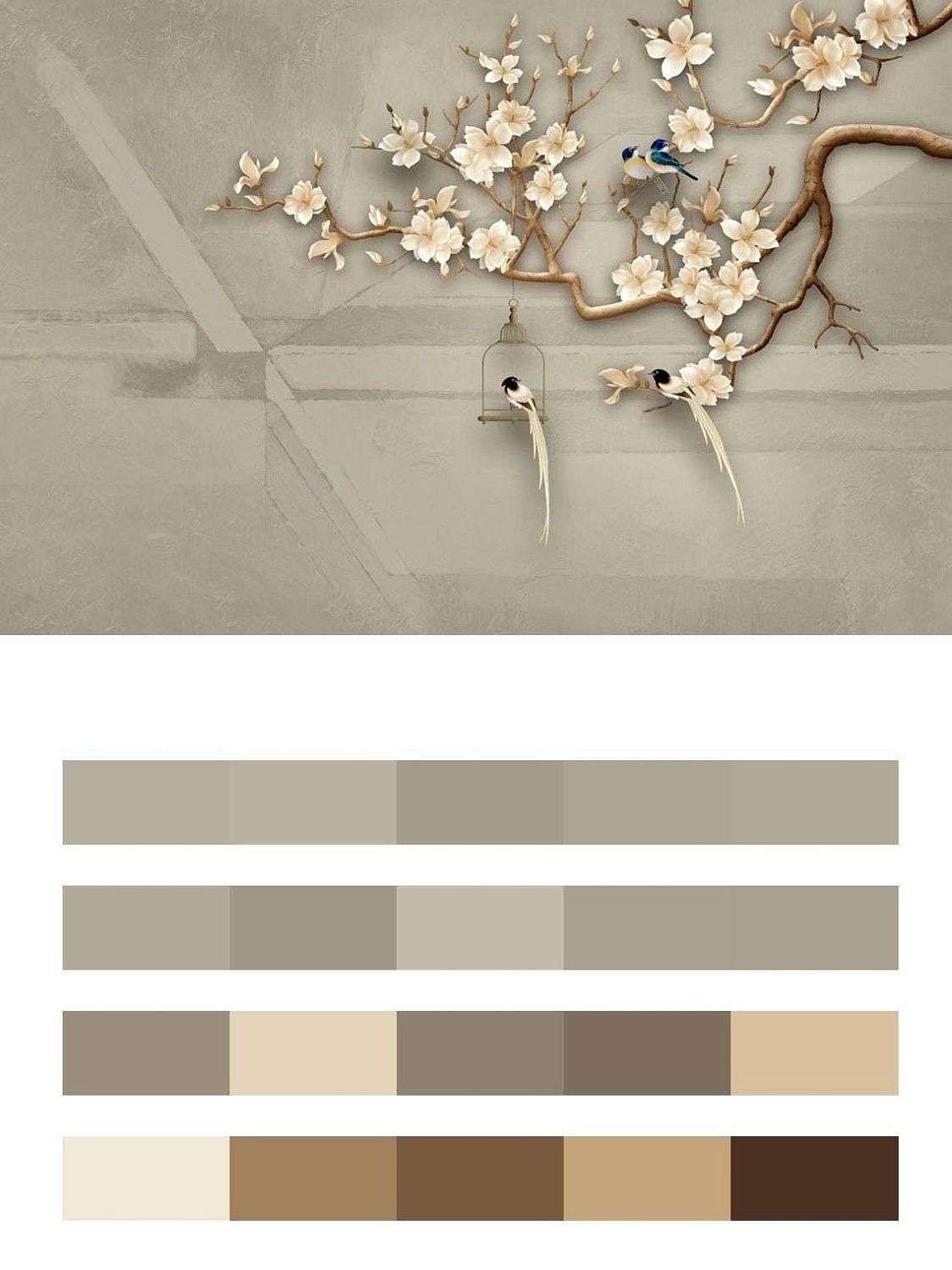 Птички на ветке  10-610