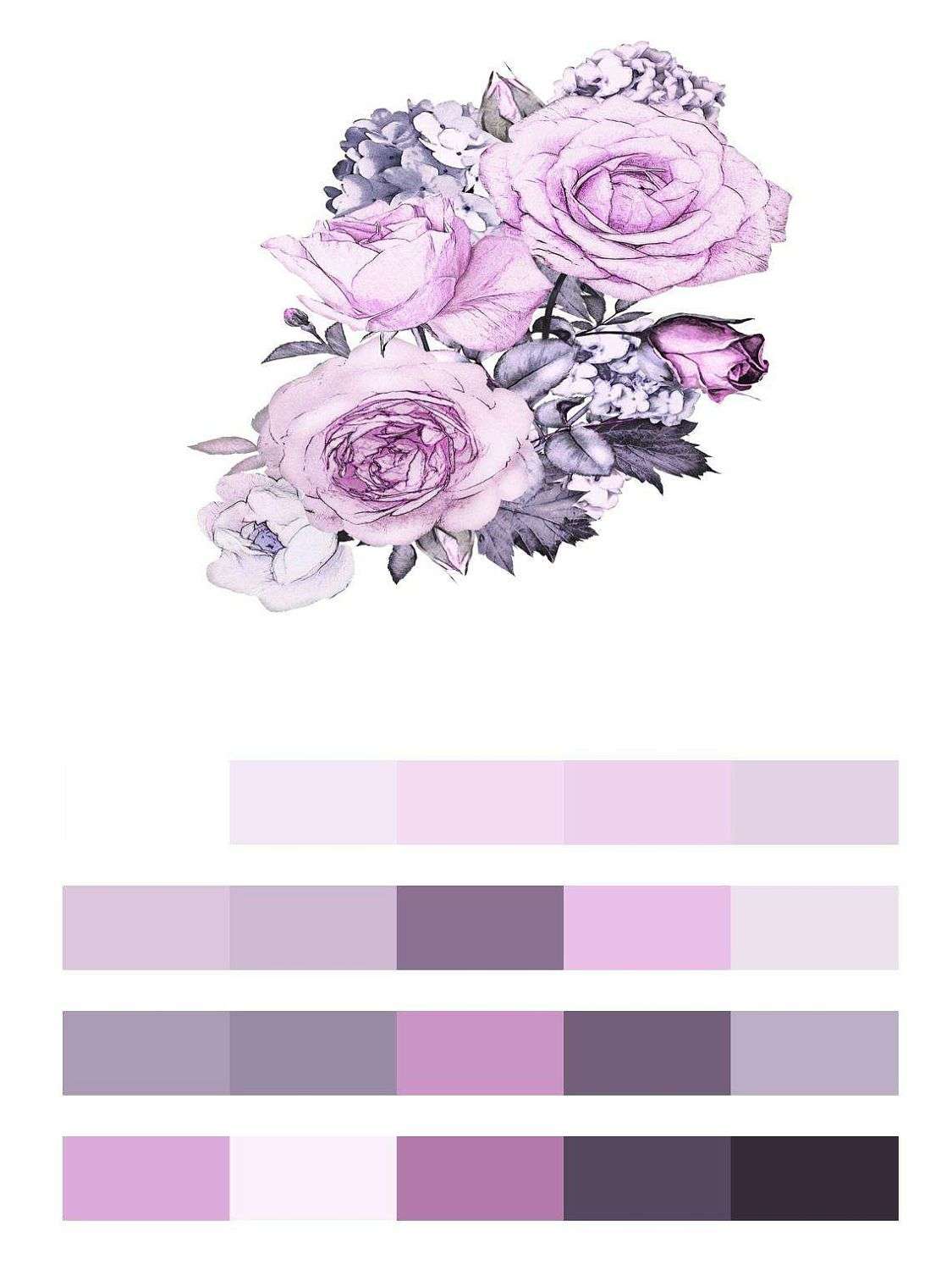 Букет розовых цветов  9-078