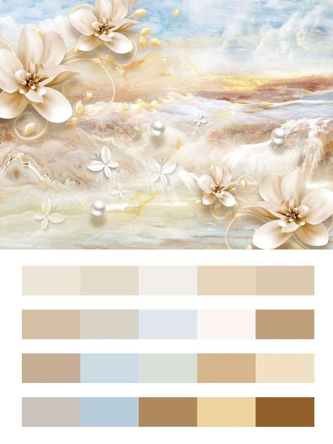 Цветы на фоне гор  10-689