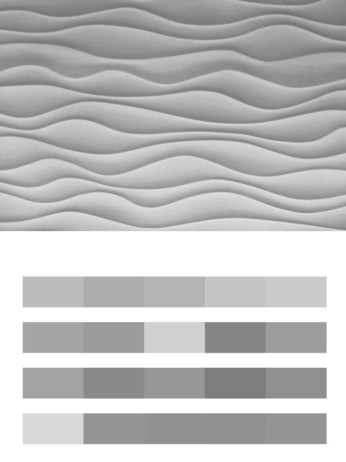 3д белые волны  10-777