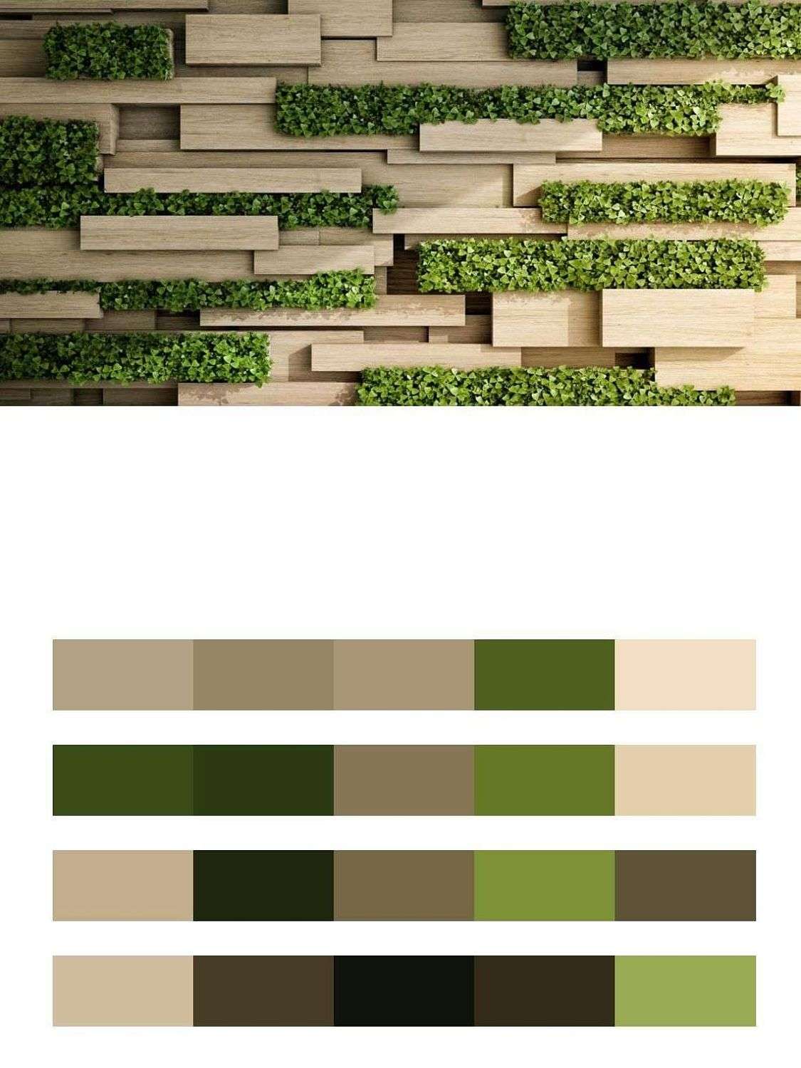 Живая 3д стена  10-885