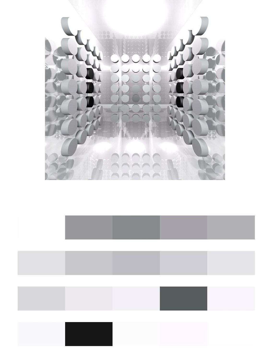 Белые цилиндры  9-195