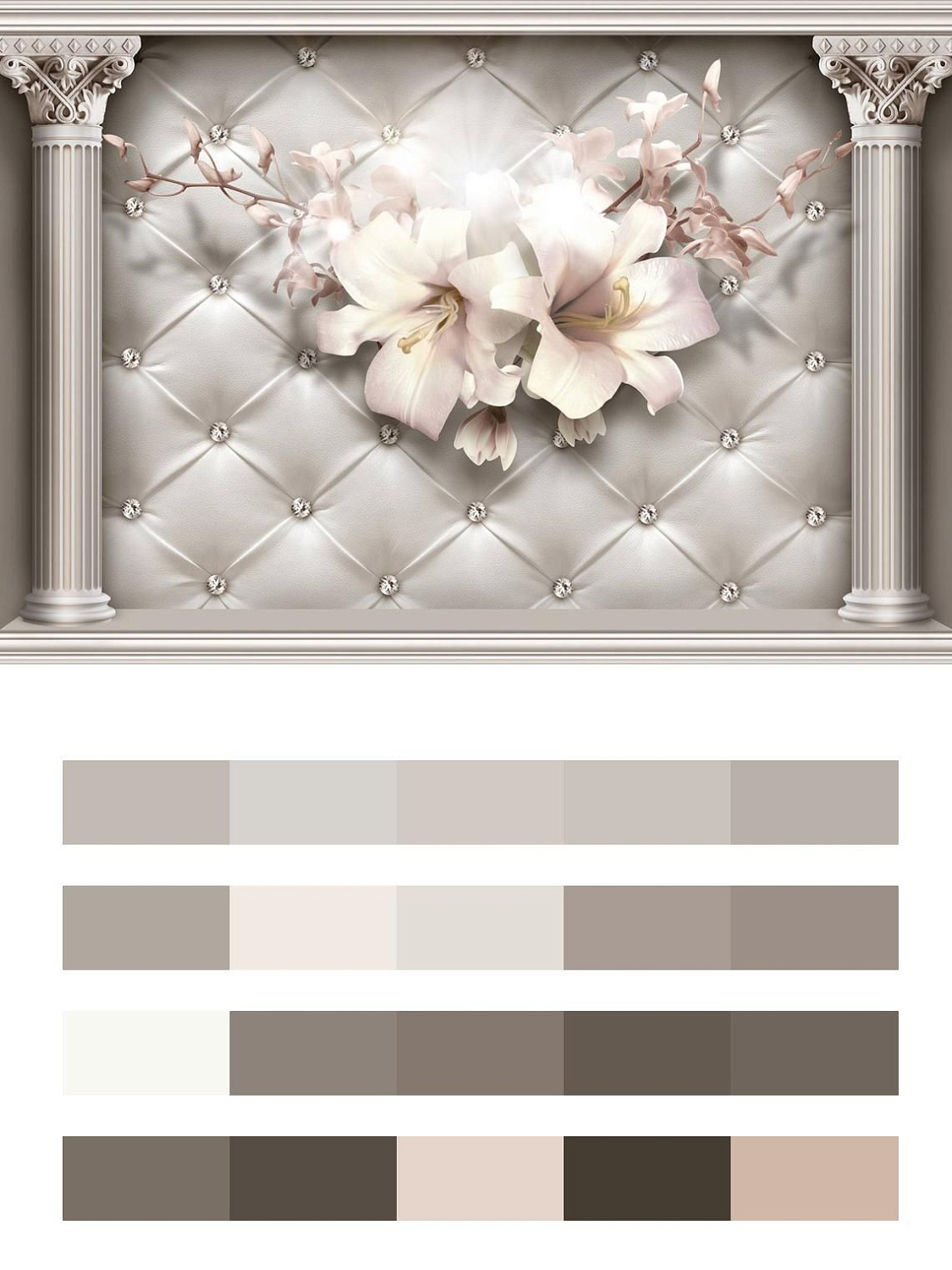 Лилии в стиле барокко  10-979