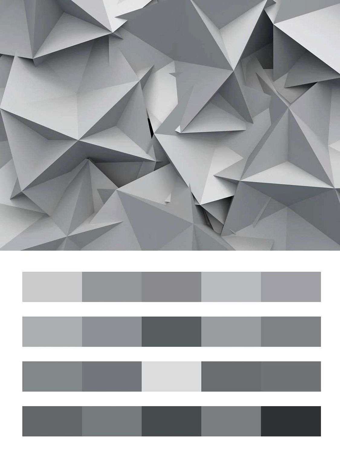 Серый 3д фон  9-1305