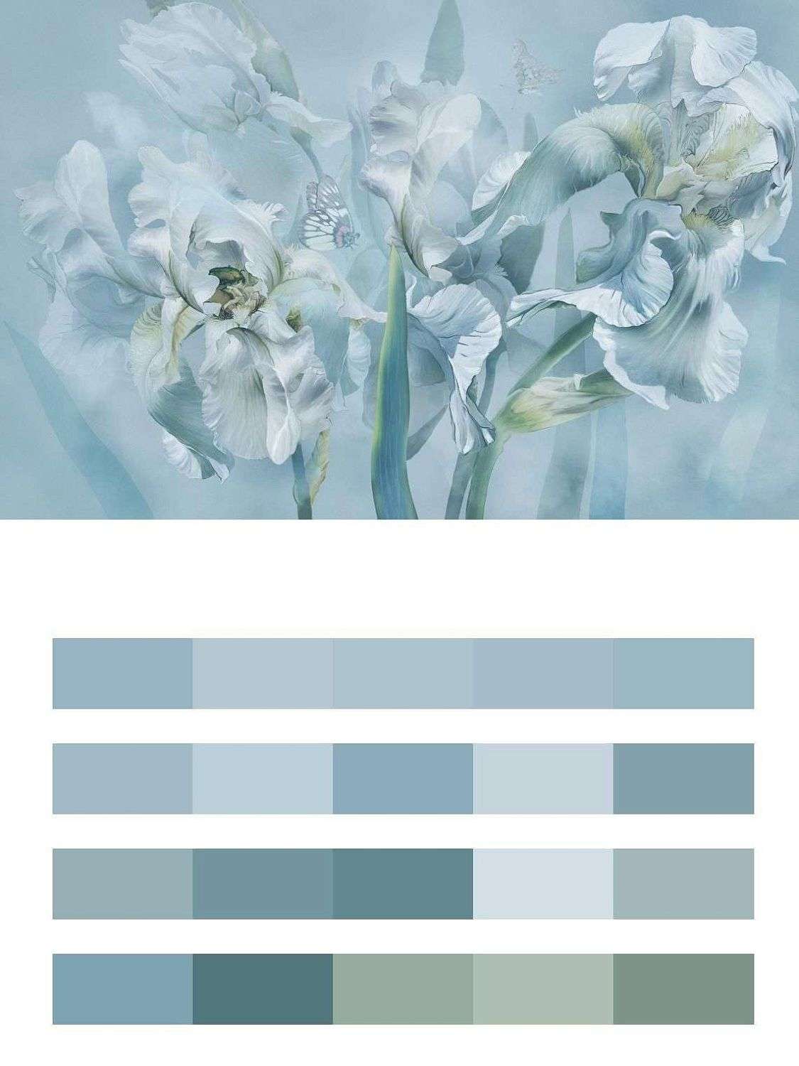 Голубые ирисы  13-179