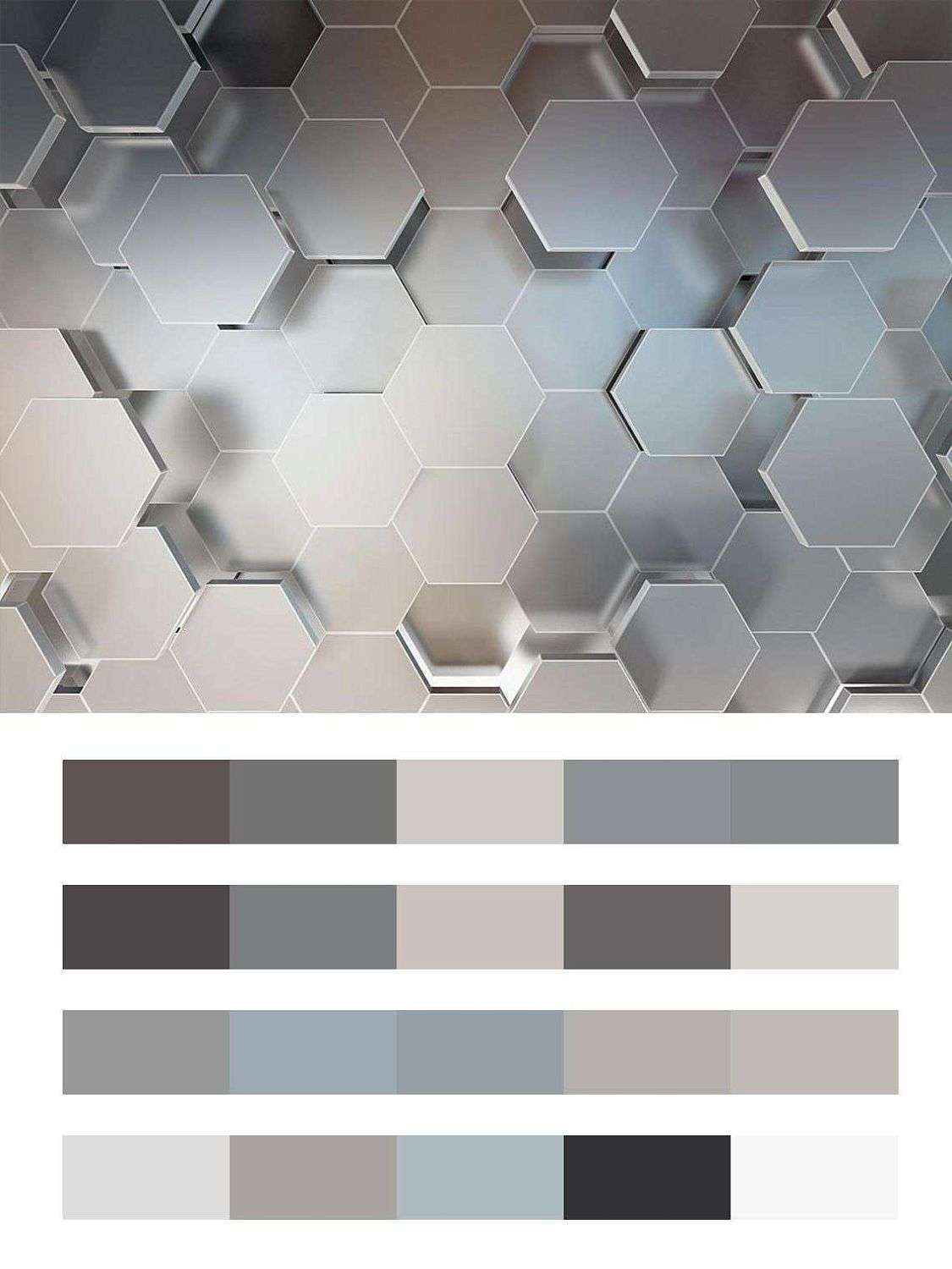 3д шестиугольники  10-881