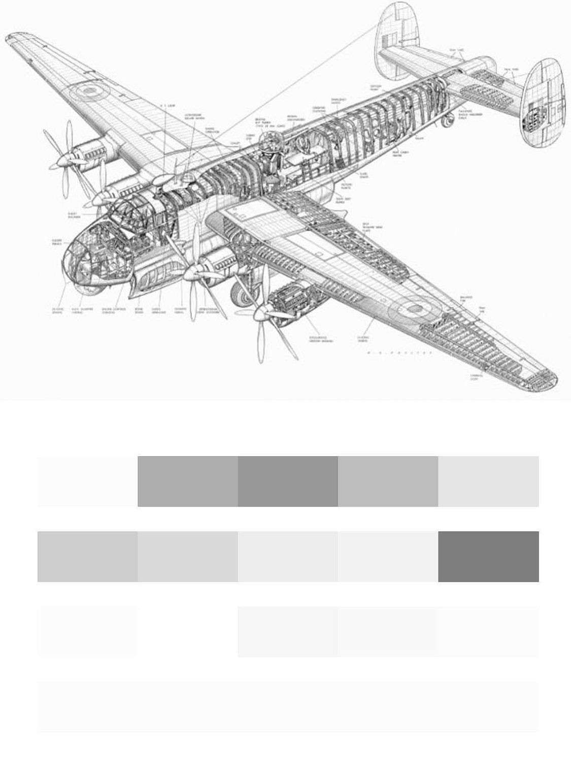 Схема самолета  12-1302