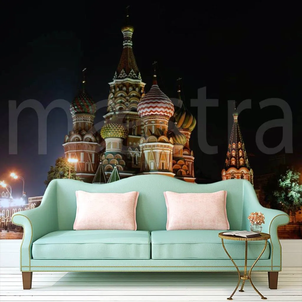 Фотообои Ночной кремль  4-203