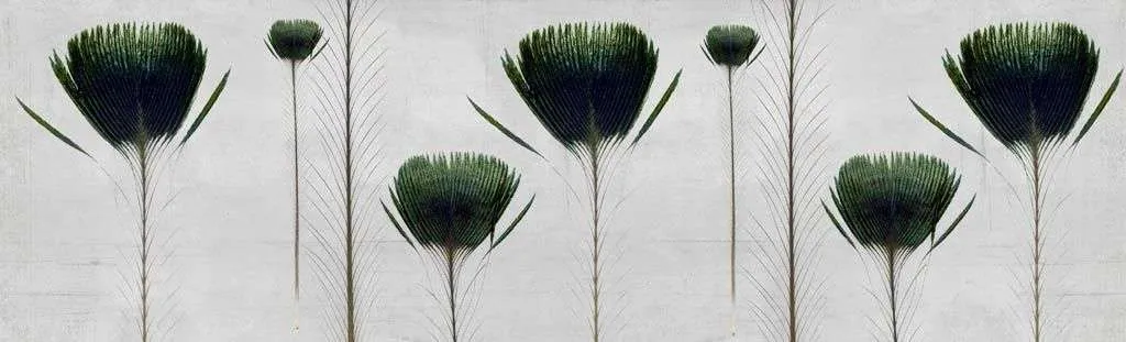 Фотообои в интерьере цветы чертополоха  9-1271 фото