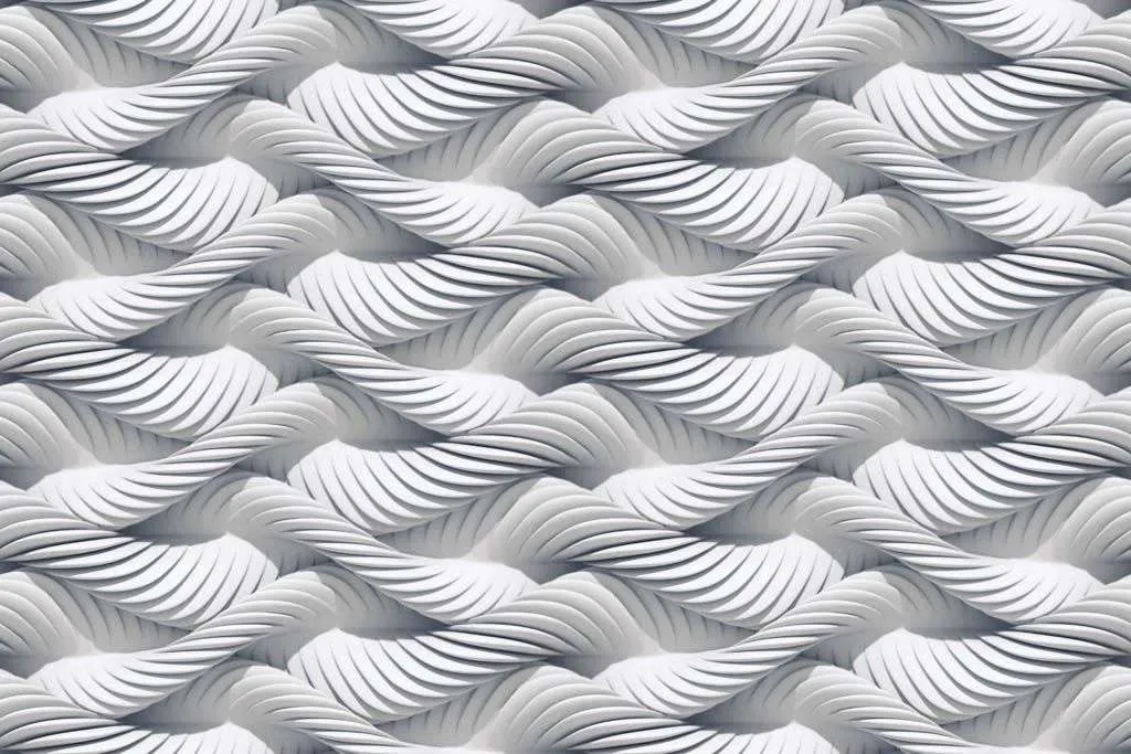 Фотообои в интерьере 3д абстракция волны  10-801 фото