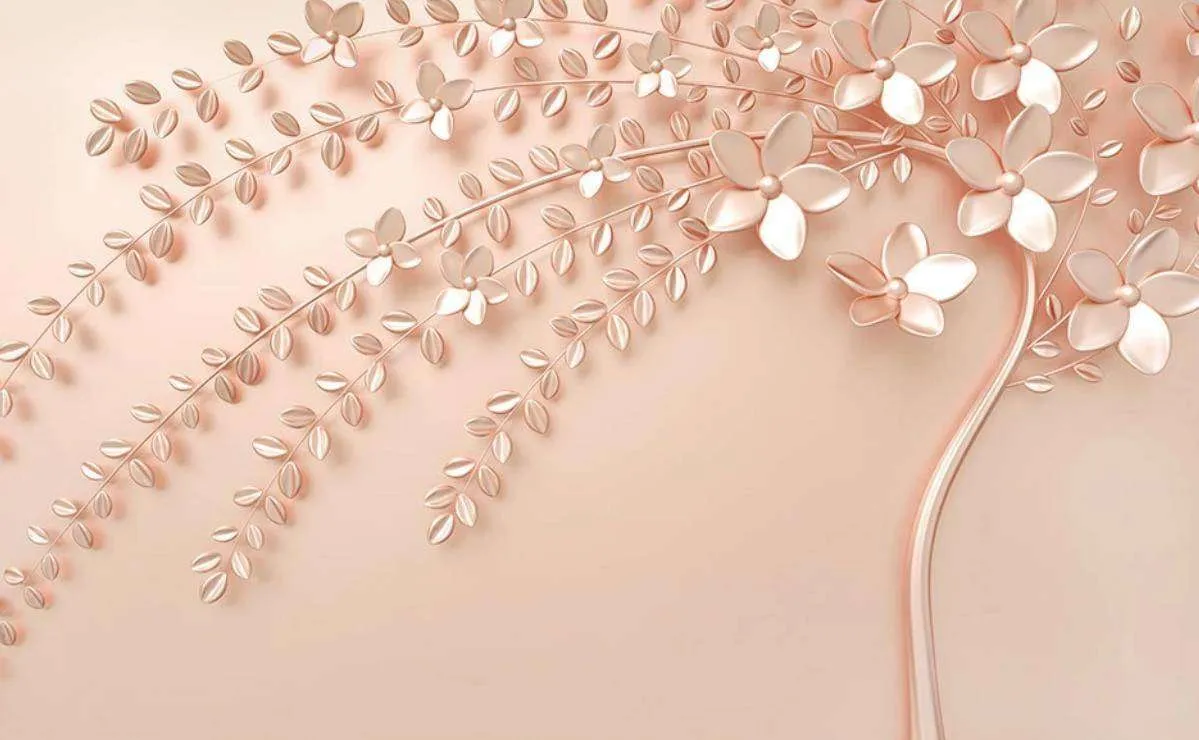 Фотообои в интерьере 3д коралловое дерево  15-444 фото