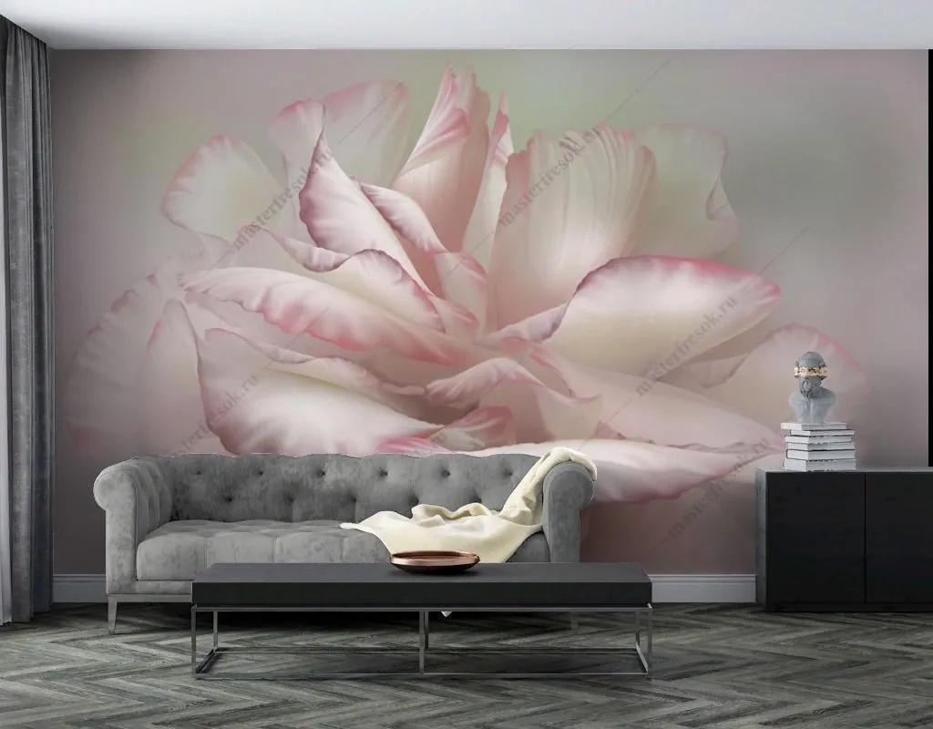 Фотообои Лепестки пиона  13-483