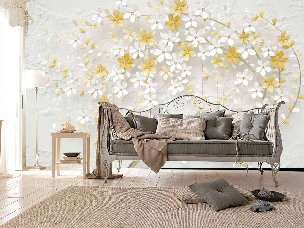 Фотообои в интерьере 3д ветка  15-030 фото