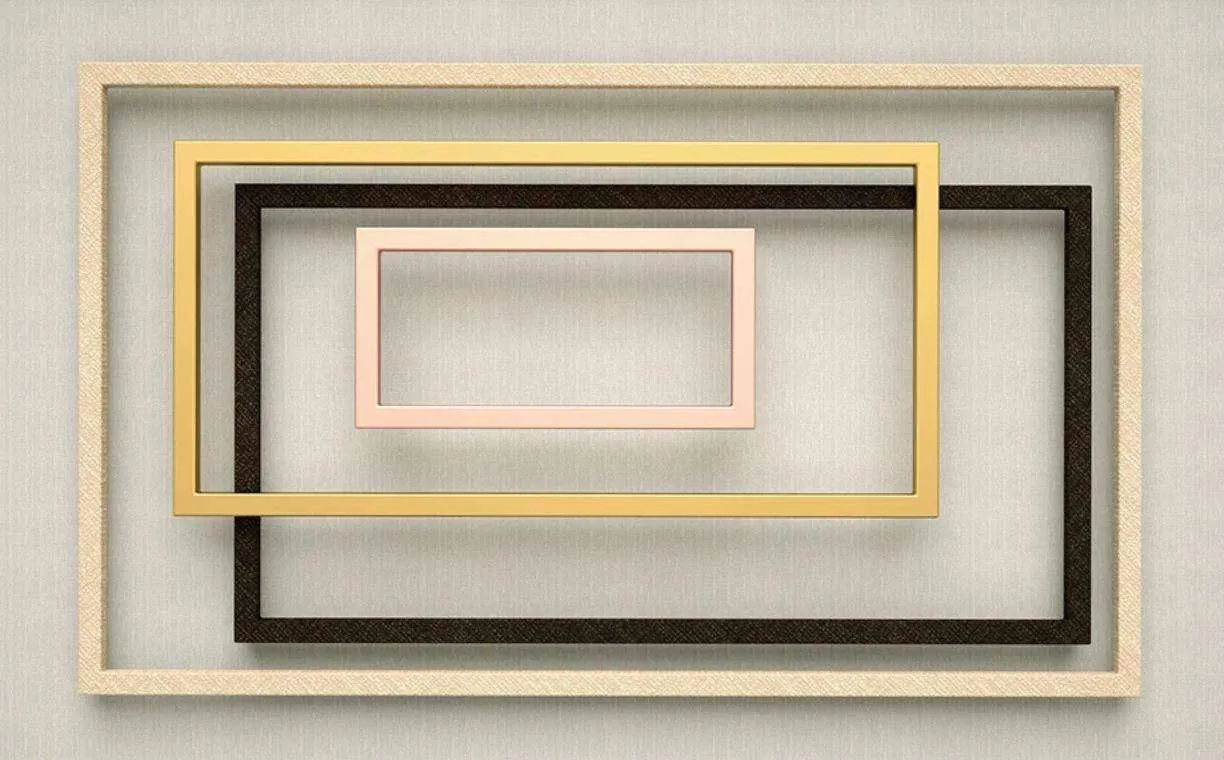 Фотообои в интерьере 3д рамки  15-441 фото