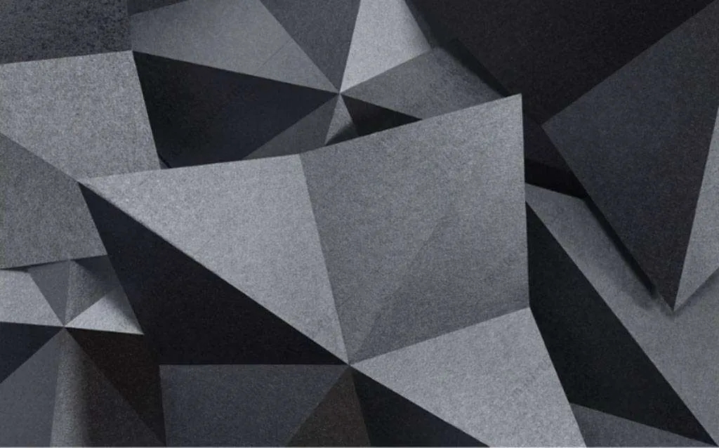 Фотообои в интерьере геометрические фигуры  15-810 фото